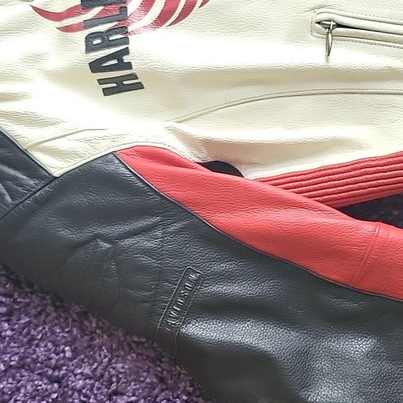 Permanently Closed! Harley Davidson Vintage Leather Jacket - Picture 7 of 16